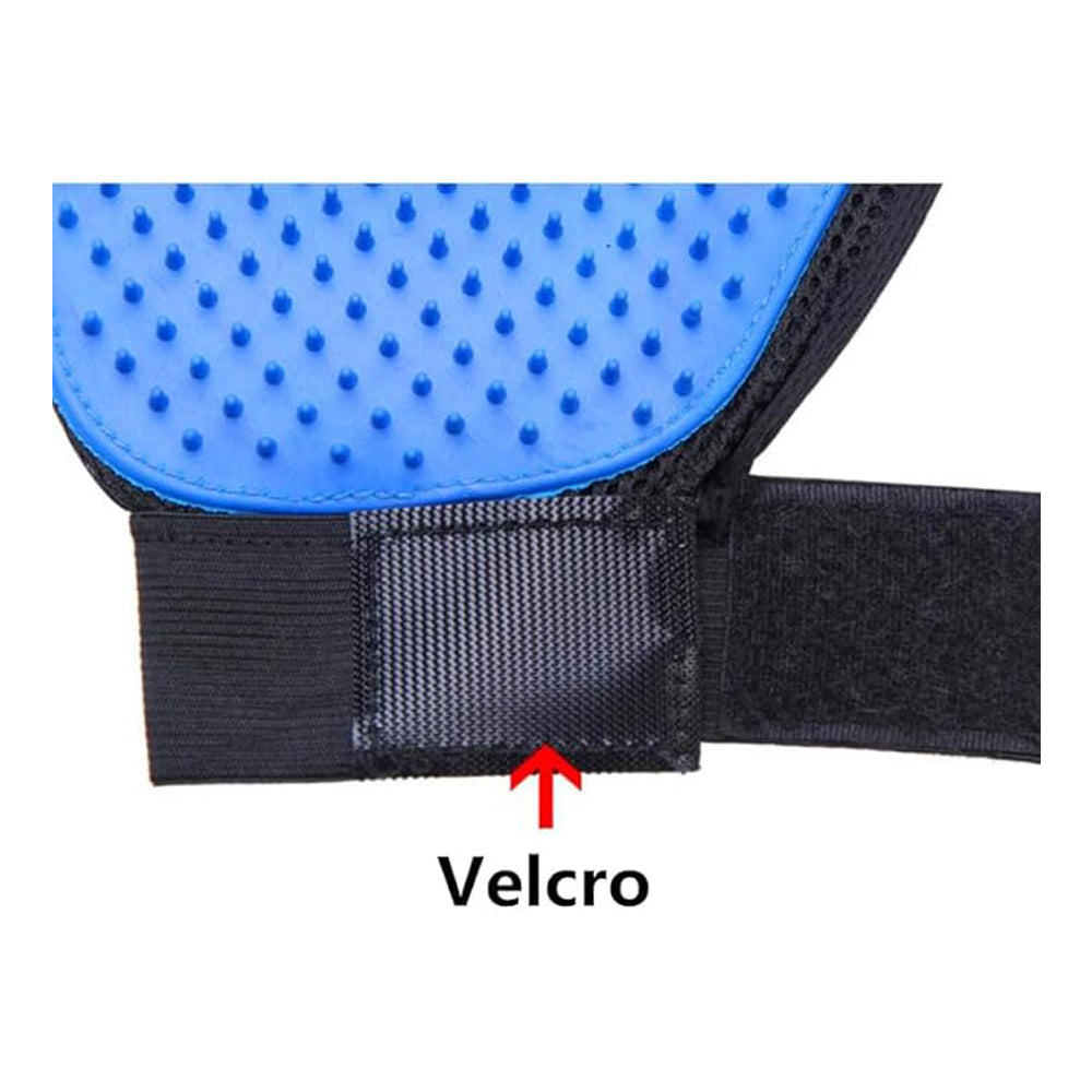 Pet Grooming & De-Shedding Gloves for Dogs, Cats & Other Animals
