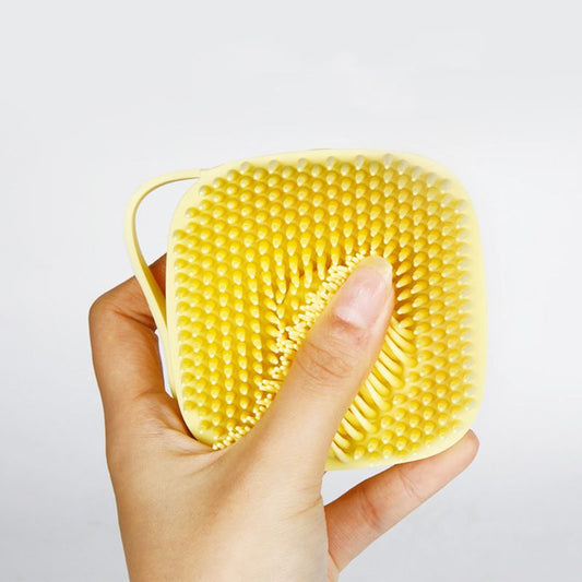 Silicone Pet Bath & Grooming Brush For Dogs & Cats